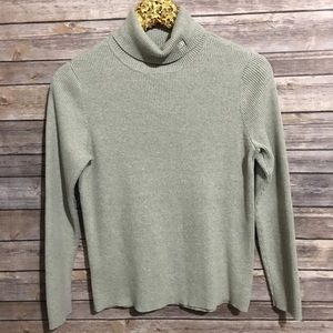 Turtleneck Ribbed Tan Lauren Ralph Lauren sweater